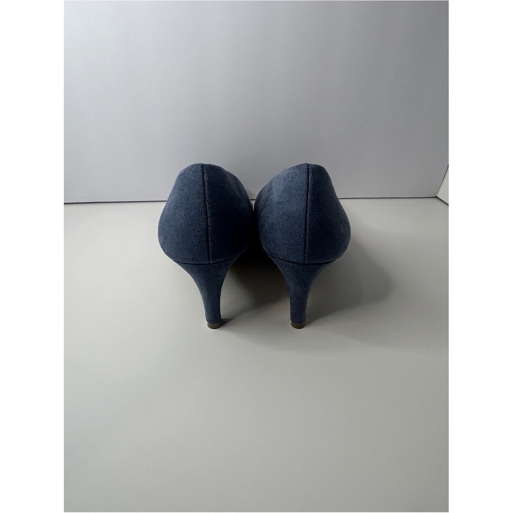 Dexflex Comfort Light Blue Suede Pumps Cushioned Insole Size 7.5 - Picture 9 of 9